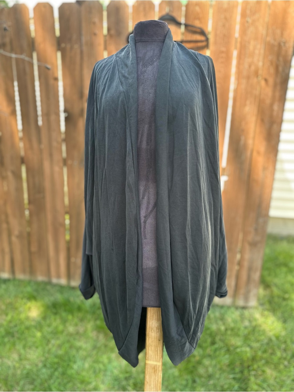 Miami Black Open-Front Women's Cardigan Sweater